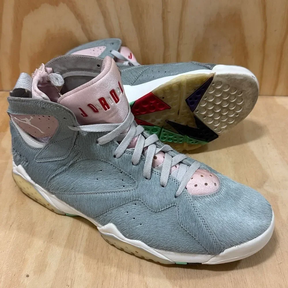Mens Air Jordan 7 Retro SE Hare Shoes. CT8528 002 Neutral Gray Summit White 13